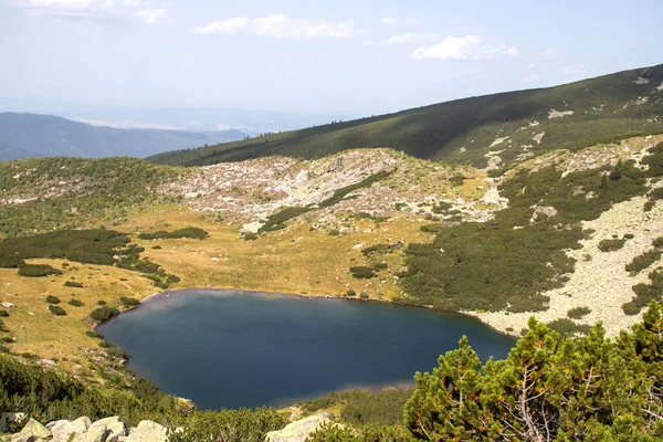 Paisagem Incrível Montanha Rila Perto Lago Yonchevo Bulgária — Fotografia de Stock