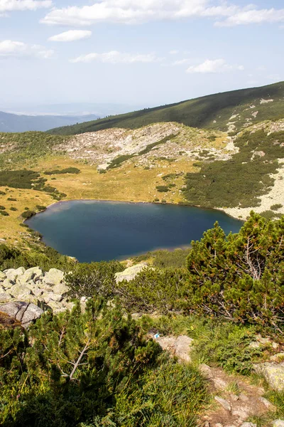 Paisagem Incrível Montanha Rila Perto Lago Yonchevo Bulgária — Fotografia de Stock