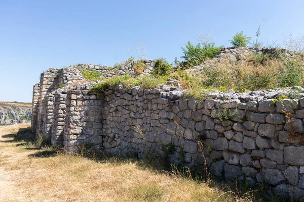 Ruiner Medeltida Befästa Staden Cherven Från Period Andra Bulgariska Imperiet — Stockfoto