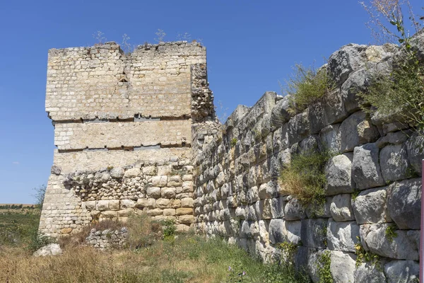 Ruínas Cidade Fortificada Medieval Cherven Período Segundo Império Búlgaro Região — Fotografia de Stock