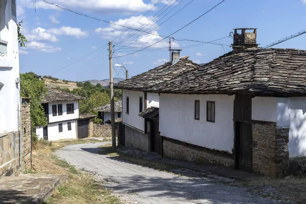 Rua Típica Casas Antigas Aldeia Histórica Staro Stefanovo Região Lovech — Fotografia de Stock