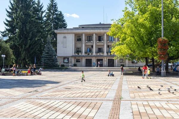 Troyan Bulgaria August 2021 Panoramic View Center Town Troyan Lovech — Stock Photo, Image