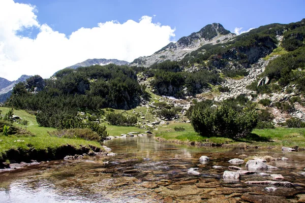 Increíble Paisaje Montaña Pirin Cerca Del Río Banderitsa Bulgaria —  Fotos de Stock