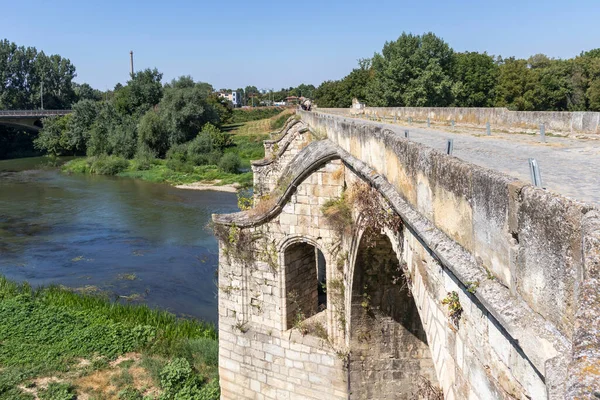 Byala Bulgaria Agosto 2020 Ponte Ottocentesco Sul Fiume Yantra Noto — Foto Stock