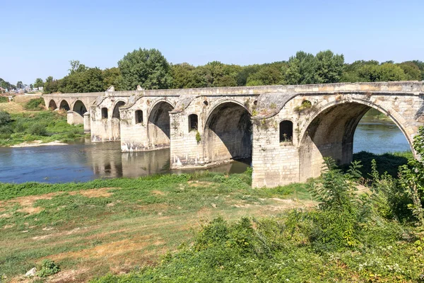 Byala Bulgária August 2020 Századi Híd Yantra Folyó Felett Más — Stock Fotó