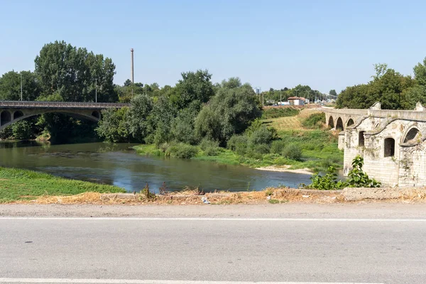 Byala Bulgaria Agosto 2020 Ponte Ottocentesco Sul Fiume Yantra Noto — Foto Stock