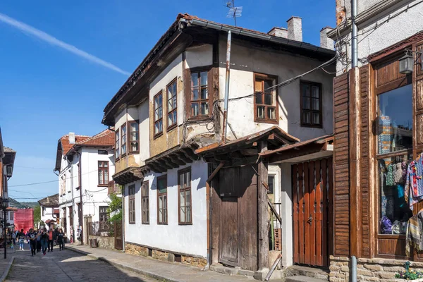 Tryavna Bulgarie Mai 2021 Rue Typique Maisons Xixe Siècle Dans — Photo