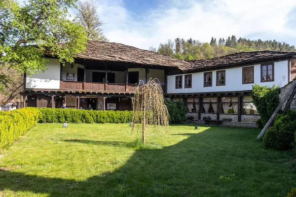 Tryavna Bulgaria May 2021 Typical Street Nineteenth Century Houses Old — Stock Photo, Image