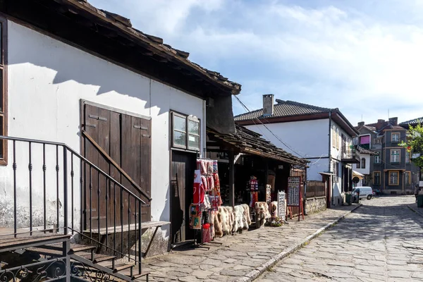 Tryavna Bulgária Maio 2021 Rua Típica Casas Século Xix Cidade — Fotografia de Stock