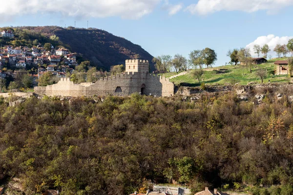 Veliko Tarnovo Bulgarije November 2020 Ruïnes Van Middeleeuwse Vesting Tsarevets — Stockfoto