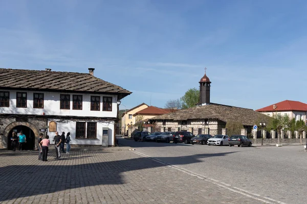 Tryavna Bulgaria May 2021 Typical Street Nineteenth Century Buildings Old — Stock Photo, Image