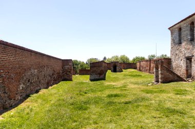 Bulgaristan 'ın Vidin kentindeki Tuna Nehri kıyısındaki Ortaçağ Baba Vida Kalesi