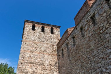 Bulgaristan 'ın Vidin kentindeki Tuna Nehri kıyısındaki Ortaçağ Baba Vida Kalesi