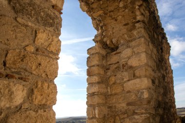 Bulgaristan 'ın Haskovo Bölgesi Matochina köyü yakınlarındaki Ortaçağ Bukelon Kalesi kalıntıları