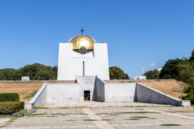 RUSE, BULGARIA - 15 AĞUSTOS 2021: Bulgaristan 'ın Rusya Kentinde Ulusal Uyanış Kahramanları Panteonu