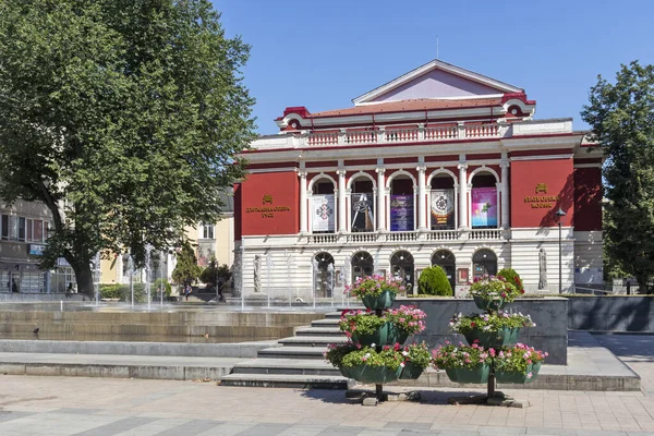 Ruse Βουλγαρια Αυγουστου 2021 Κτίριο Κρατικής Όπερας Στο Κέντρο Της — Φωτογραφία Αρχείου