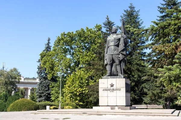 Ruse Bulgária Agosto 2021 Monumento Exército Soviético Conhecido Como Alyosha — Fotografia de Stock