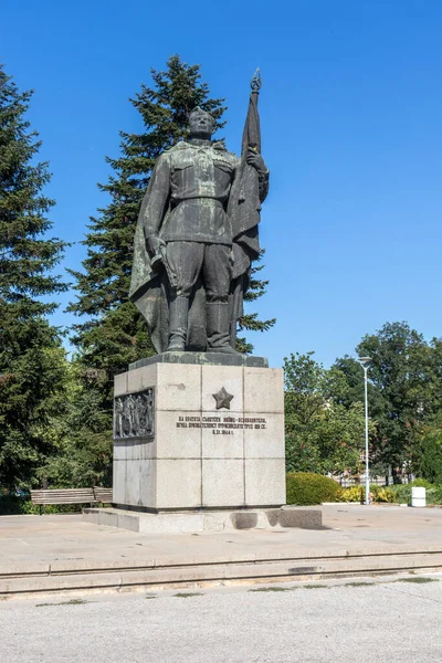 Ruse Bulgária Agosto 2021 Monumento Exército Soviético Conhecido Como Alyosha — Fotografia de Stock