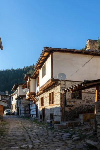 Shiroka Laka Bulgarije August 2021 Oude Huizen Straten Historische Stad — Stockfoto