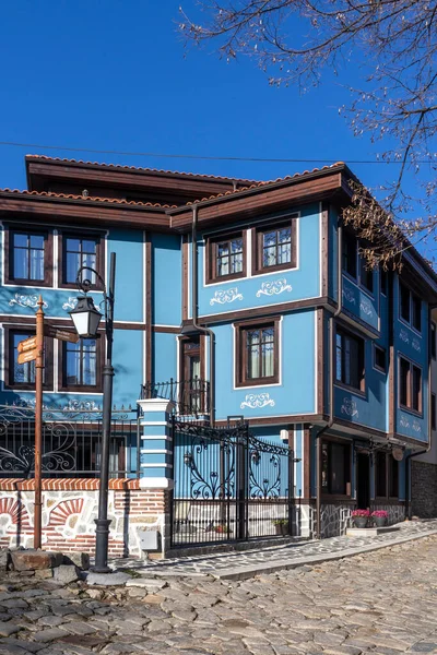 Plovdiv Bulgarien Januari 2022 Gatu Och 1800 Talshus Arkitektoniskt Och — Stockfoto
