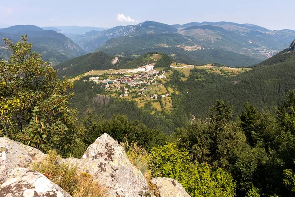 Paisagem Incrível Rhodope Montanhas Perto Santuário Antigo Belintash Região Plovdiv — Fotografia de Stock