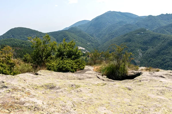 Úžasná Krajina Rhodopských Hor Blízkosti Antického Útočiště Belintash Plovdivská Oblast — Stock fotografie