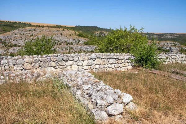 Ερείπια Της Μεσαιωνικής Οχυρωμένης Πόλης Cherven Από Την Περίοδο Της — Φωτογραφία Αρχείου