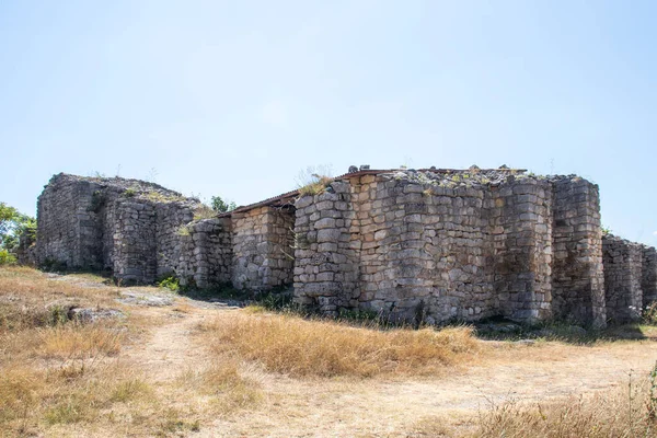 Ruínas Cidade Fortificada Medieval Cherven Período Segundo Império Búlgaro Região — Fotografia de Stock