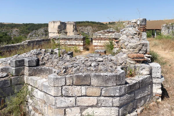 Ruiner Medeltida Befästa Staden Cherven Från Period Andra Bulgariska Imperiet — Stockfoto