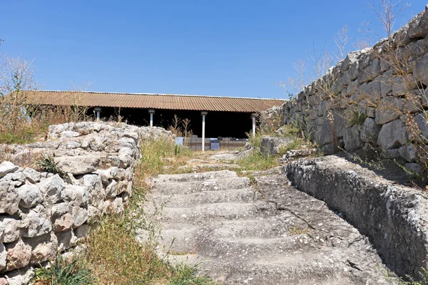 Ruínas Cidade Fortificada Medieval Cherven Período Segundo Império Búlgaro Região — Fotografia de Stock