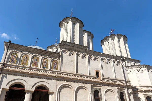 Bucharest Romania Agustus 2021 Istana Patriarkal Dan Katedral Santo Konstantinus — Stok Foto