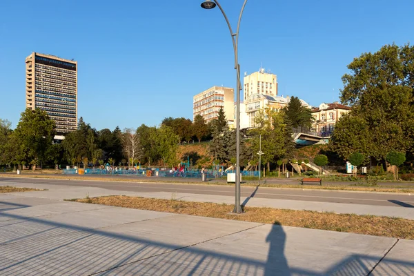 Ruse Bulgarien August 2021 Panorama Der Küstenstraße Zentrum Der Stadt — Stockfoto