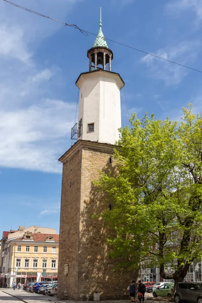 Gabrovo Bulgaria Mayo 2021 Antigua Torre Del Reloj Centro Ciudad —  Fotos de Stock