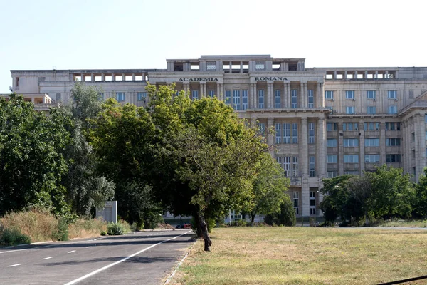 Bucharest Romania Ağustos 2021 Romanya Nın Bükreş Kentinin Merkezindeki Parlamento — Stok fotoğraf