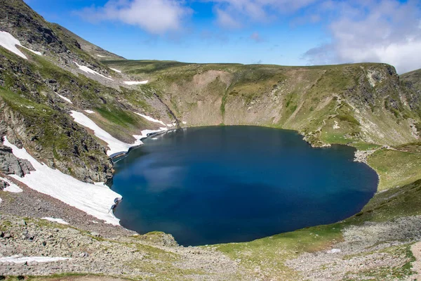 Удивительный Пейзаж Семи Рильских Озер Гора Рила Болгария — стоковое фото