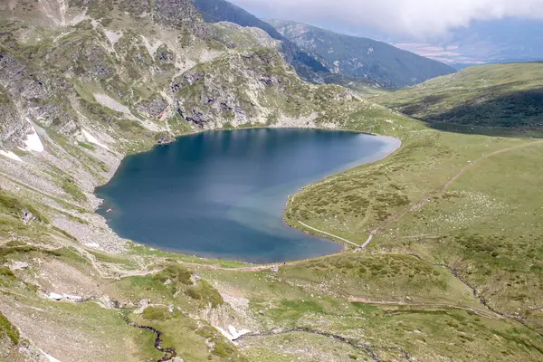 Paysage Incroyable Des Sept Lacs Rila Montagne Rila Bulgarie — Photo