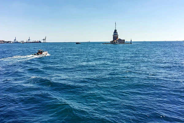 Istanbul Turkey Juli 2019 Fantastisk Panorama Från Bosporen Till Staden — Stockfoto