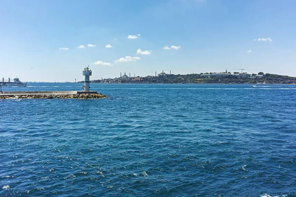 Istanbul Turkey Липня 2019 Дивовижна Панорама Від Босфору Стамбула Туреччина — стокове фото