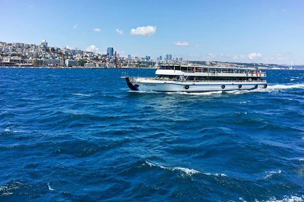 Istanbul Turchia Luglio 2019 Panorama Incredibile Dal Bosforo Alla Città — Foto Stock