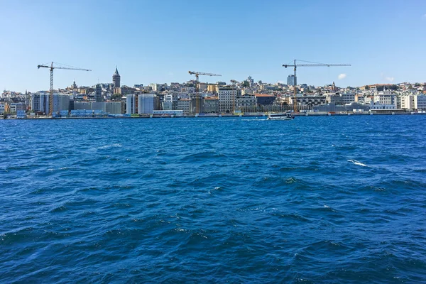 Istanbul Turkey Июля 2019 Года Удивительная Панорама Босфора Стамбула Турция — стоковое фото