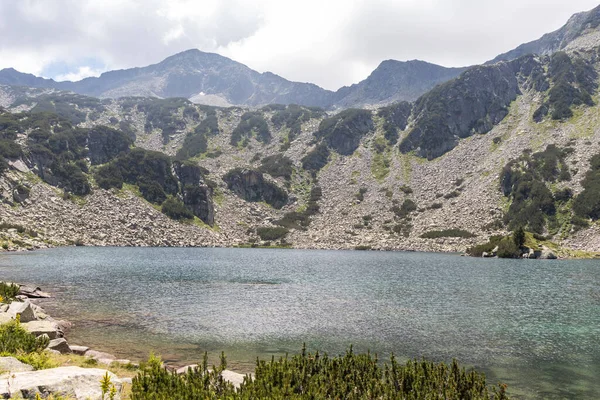 Удивительный Пейзаж Горы Пирин Озера Фиш Бандерица Болгария — стоковое фото