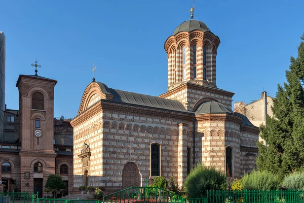 Bucharest Rumania Agosto 2021 Biserica Sfantul Anton Church Downtown Old —  Fotos de Stock