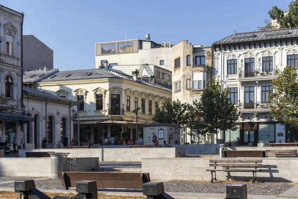 Bucharest Roemenië August 2021 Typische Straat Buiding Het Centrum Oude — Stockfoto