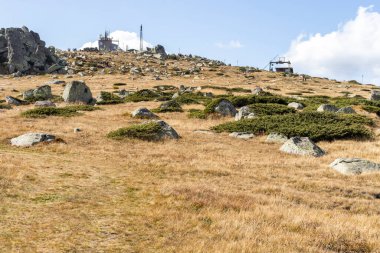 İnanılmaz Sonbahar Manzarası Vitosha Dağı, Sofya Şehir Bölgesi, Bulgaristan
