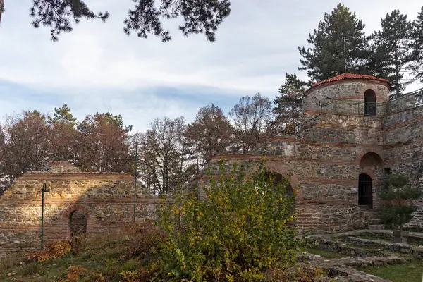 Kyustendil Bulgarien November 2021 Ruinerna Den Sena Antika Fästningen Hisarlaka — Stockfoto