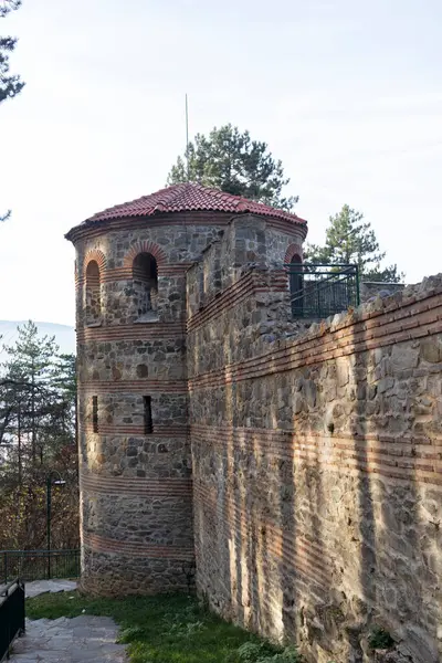 Kyustendil Bulgarien November 2021 Ruinerna Den Sena Antika Fästningen Hisarlaka — Stockfoto
