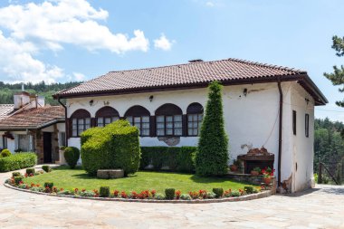 KREMIKOVTSI, SOFIA, BULGARIA - 6 Haziran 2020: Saint George, Sofya Şehir Bölgesi Ortaçağ Kremikovtsi Manastırı, Bulgaristan