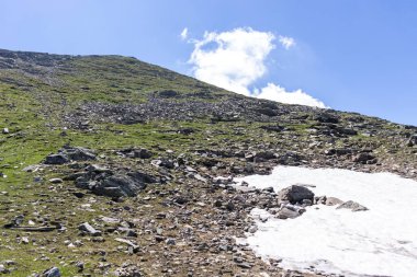 Bulgaristan 'ın Yedi Rila Gölü yakınlarındaki Rila Dağı' nın muhteşem manzarası