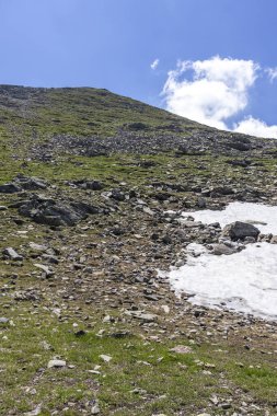 Bulgaristan 'ın Yedi Rila Gölü yakınlarındaki Rila Dağı' nın muhteşem manzarası