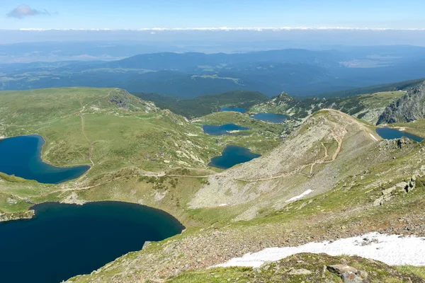 7つのリラ湖 ブルガリアの近くのリラ山の素晴らしい風景 — ストック写真
